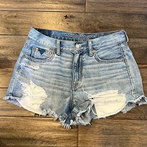 Burnout Jean Shorts